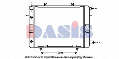 AKS DASIS 151080n -  Радиатор, охлаждение двигателя
